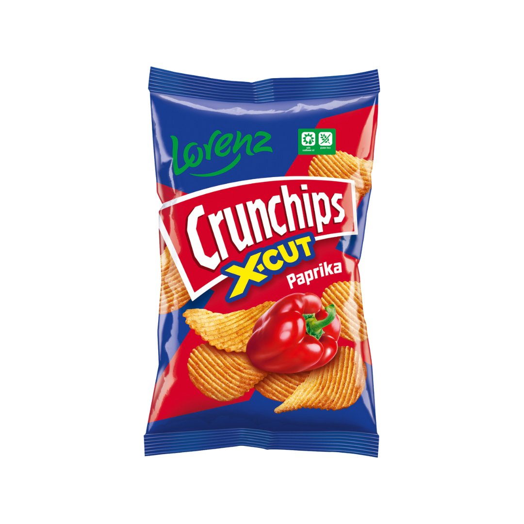 LORENZ Crunchips X-Cut Paprika (130g)