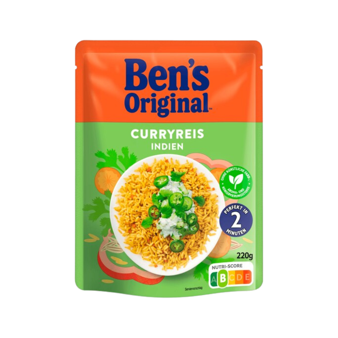 BEN'S ORIGINAL - Curryreis Indien (220g)