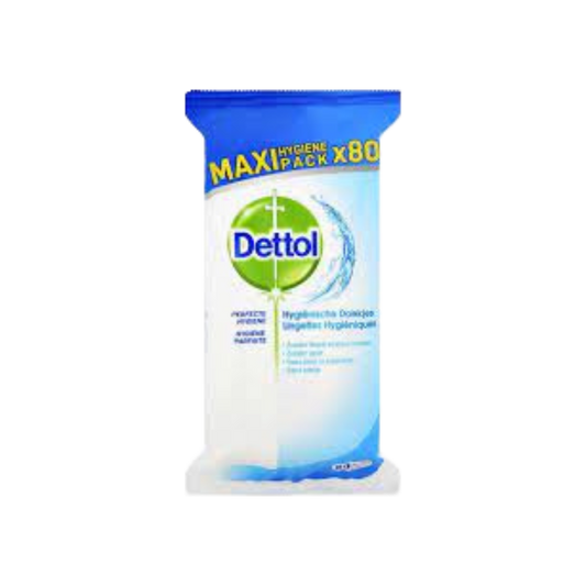 DETTOL Disinfectant wipes (80pcs)