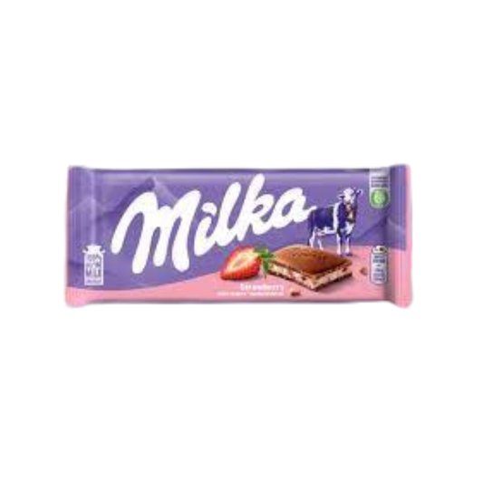 MILKA Strawberry Chocolate (100g)