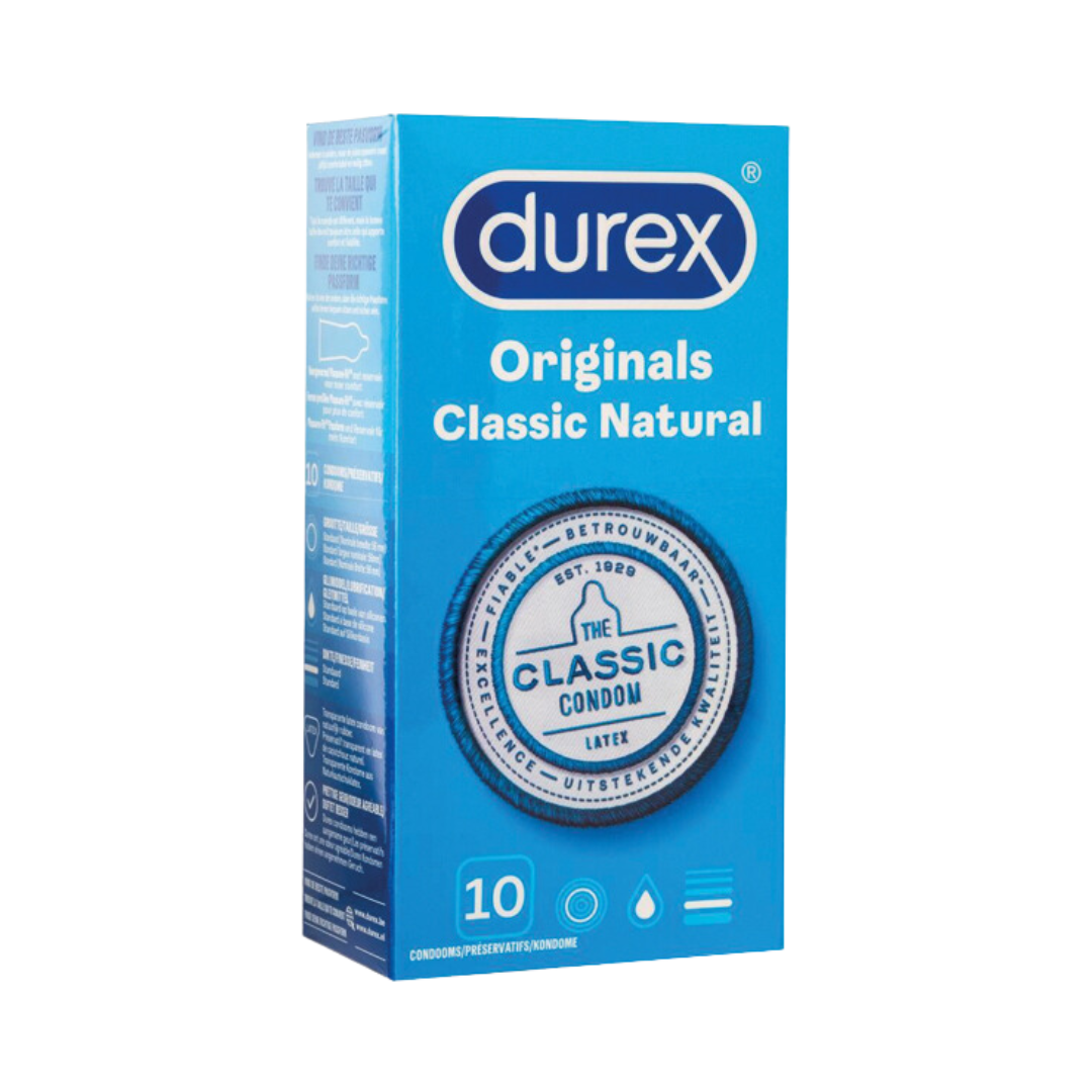 DUREX Original Classic Natural Condom (10pcs)