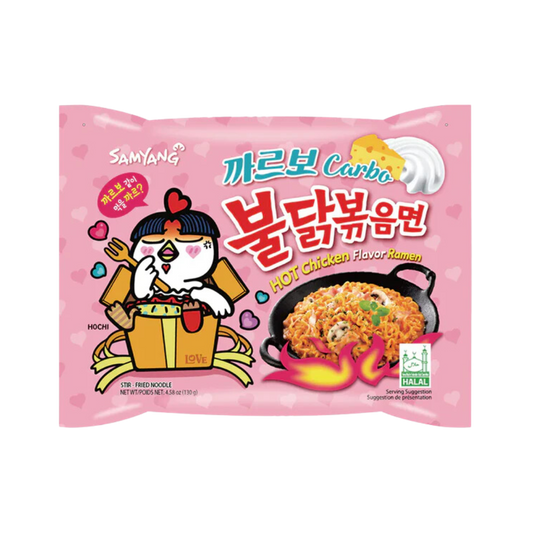 SAMYANG Buldak Carbonara Hot Chicken Ramen (130g)