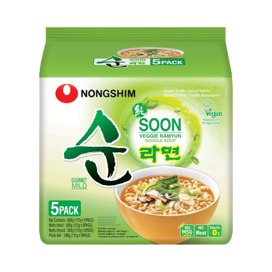 NONGSHIM Instant Noodles Veggie (5x112g)