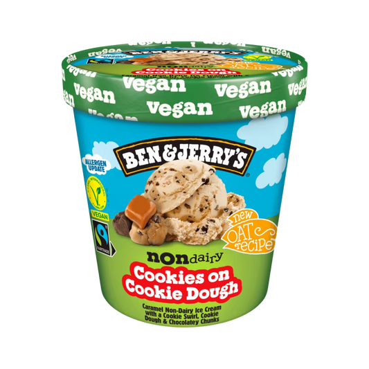 BEN & JERRY'S Vegan Cookies on Cookie Dough (465ml)