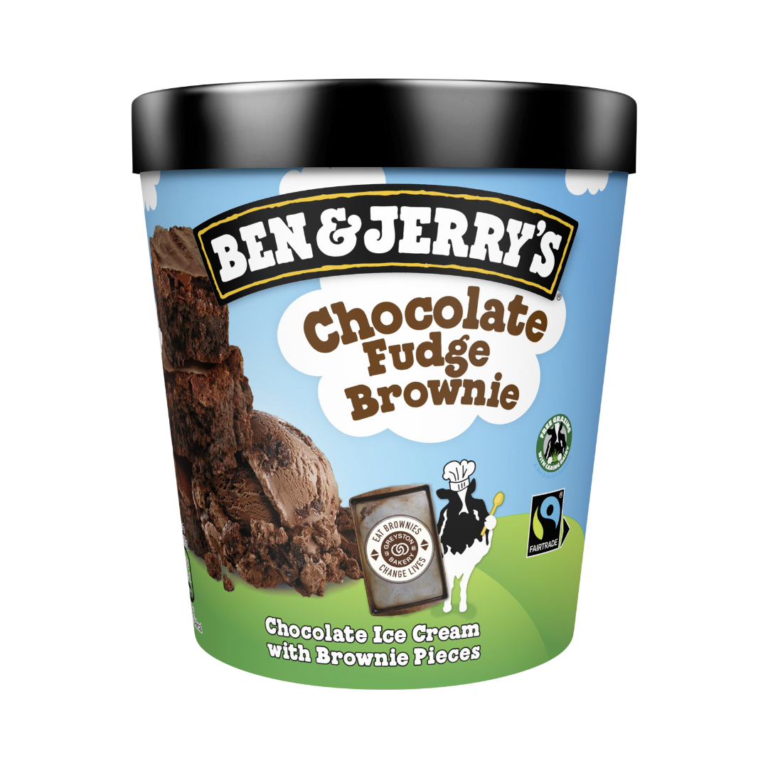 BEN & JERRY'S Chocolate Fudge Brownie (465ml)