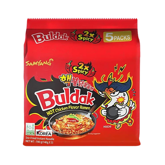 SAMYANG Buldak Ramen Hot Chicken 2X Spicy (5x140g)