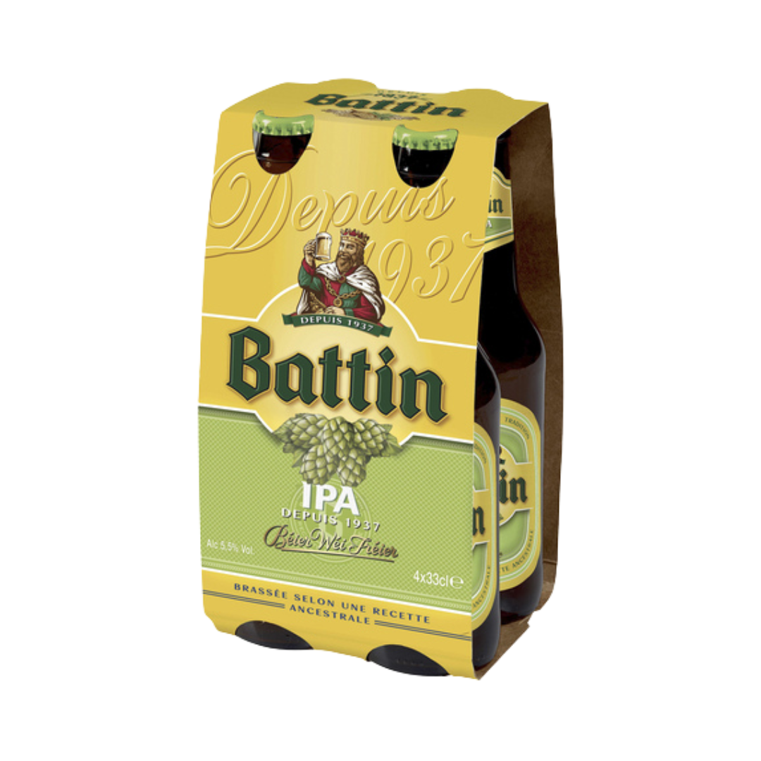 BATTIN IPA Beer 5.7% (4x33cl)